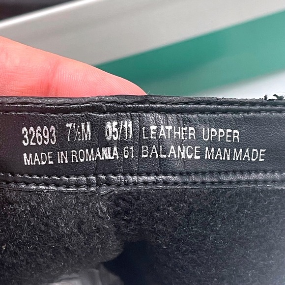 Clarks Mascarpone Cafe Black Leather Moto Ankle Boots 32693 Women 7.5 M - Picture 10 of 10